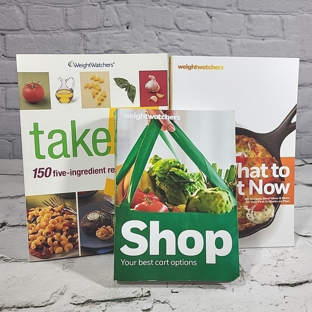 Weight Watchers Cookbooks Lot Of 3 - Shop - Take 5 - What To Eat Now